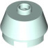 2X2 ROUND,SLOPE BRICK W. KNOB: {аквамарин}