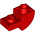 BRICK 1X2, INV. BOW, W/ CUTOUT: {ярко червен}