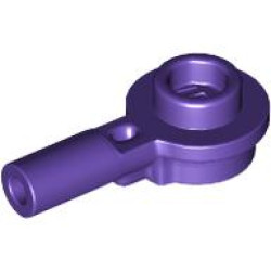 PLATE 1X1 ROUND W/ HORIZONTAL 3.2 SHAFT: {светло виолетов}