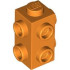 BRICK 1X1X1 2/3, W/ 6 KNOBS: {ярко оранжев}
