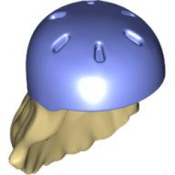 MINI WIG, W/ HELMET, NO. 12: {тухлено жълт}