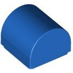 PLATE 1X1X2/3, OUTSIDE BOW: {ярко син}