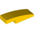 BRICK 1X3X2/3, BOW: {ярко жълт}