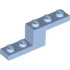 BRICK, W/ PLATE 1X5X1 1/3â€‹: {светло кралско син}