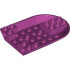 ROOF TILE 6X8, INV. DEG. 45 W/ BOW: {ярко червеникаво-виолетов}