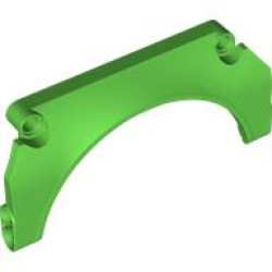 SHELL 5X11X2, W/ 4.85 HOLE, NO. 1: {ярко зелен}