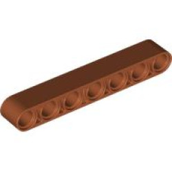 TECHNIC 7M BEAM: {тъмно оранжев}