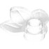 PLANT, W/ PLATE 1X1, NO. 1: {прозрачен опал}