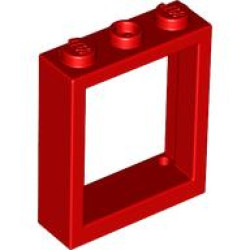 FRAME 1X3X3: {ярко червен}