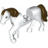 HORSE, NO. 45: {бял}