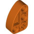 SHELL 3X1X2, W/ CROSS HOLE, NO. 1: {червеникаво-оранжев}