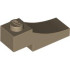 BRICK 1X3,OUTSIDE HALF ARCH,W/ CUTOUT: {пясъчно жълт}