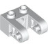 BRICK 2X1, DIA. 4.9 HOLE, W/ HALF BEAM: {бял}