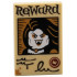 Tile 2 x 3 with Wanted Poster 'Reward', Female Vampire, Dark Red Crown Pattern: {тухлено жълт}