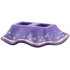 Minifigure Skirt Plastic with Metallic Light Blue Stars, Gold Stripe Pattern: {светло виолетов}