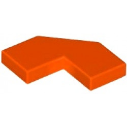 TILE 2X2, DEG. 90, W/ DEG. 45 CUT: {червеникаво-оранжев}