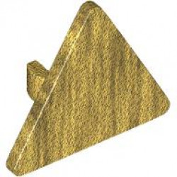 TRIANGULAR  SIGN W. SNAP: {топло златист}