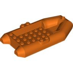 RUBBER BOAT 6X12X2: {червеникаво-оранжев}