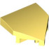 PLATE W/ BOW 2X2X2/3, 45 DEG.: {студено жълт}