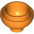 DOME 2X2, INVERTED W. ONE STUD: {ярко оранжев}