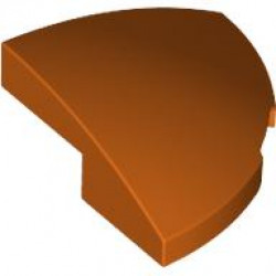 BRICK, 2X2X2/3, 1/4 SPHERE, W/ CUTOUT: {червеникаво-оранжев}