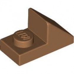 ROOF TILE 1X2 45° W 1/3 PLATE: {умерен нуга}