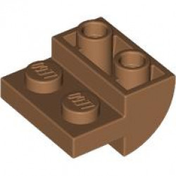BRICK 2X2X1 INV. BOW, W/ CUT OUT: {умерен нуга}