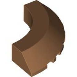 1/4 CONE 5X5, W/ CUTOUT: {умерен нуга}