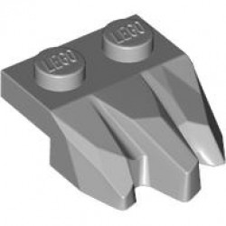 DESIGN, PLATE 2X3, ROCK, NO. 1: {умерено каменно сив}
