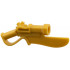 Minifigure, Weapon Steampunk Gun Blade: {топло златист}