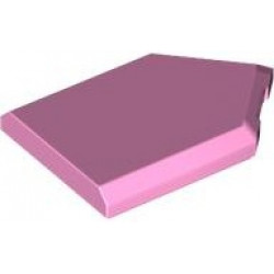 FLAT TILE 2X3 W/ ANGLE: {светло пурпурен}