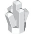 ROCK CRYSTAL, TRANSPARENT: {бял}