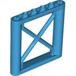 LATTICE WALL 1X6X5: {тъмно небесносин}