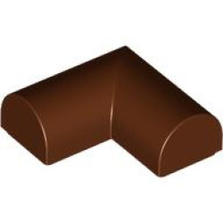 PLATE 2X2X2/3, OUTSIDE BOW: {червеникаво-кафяв}