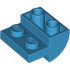 BRICK 2X2X1 INV. BOW, W/ CUT OUT: {тъмно небесносин}