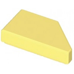 TILE 1X2, DEG. 45, CUT, LEFT: {студено жълт}