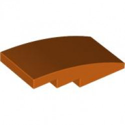BRICK W. BOW 2X4: {червеникаво-оранжев}