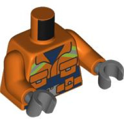MINI UPPER PART, NO. 7981: {червеникаво-оранжев}