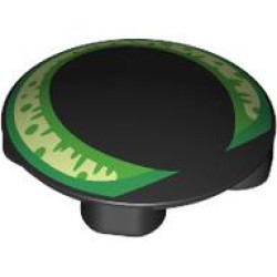 SLIDE SHOE ROUND 2X2, NO. 44: {черен}