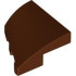 PLATE 2X2X2/3, HALF BOW W/ CUT, RIGHT: {червеникаво-кафяв}