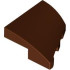 PLATE 2X2X2/3, HALF BOW, W/ CUT, LEFT: {червеникаво-кафяв}