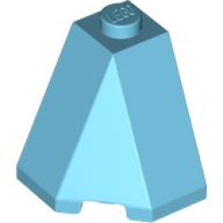ROOF TILE 2X2X2, DEG. 65, NO. 1: {умерено небесносин}