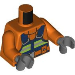 MINI UPPER PART, NO. 7994: {червеникаво-оранжев}