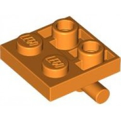 PLATE 2X2 W/ HOR. 3.2 SHAFT: {ярко оранжев}