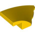 BRICK 2X4X1, HALF BOW W/ CUT, RIGHT: {ярко жълт}