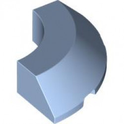 1/4 CONE, 4X4X1, W/ CUTOUT, NO. 1: {светло кралско син}