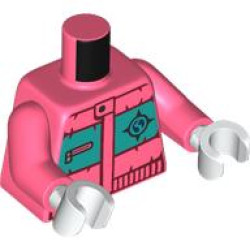MINI UPPER PART, NO. 8008: {пъстро коралов}