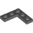 CORNER PLATE 1X3X3: {тъмно каменно сив}