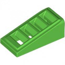 ROOF TILE W. LATTICE 1x2x2/3: {ярко зелен}