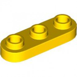 PLATE 1X3, ROUNDED, NO. 1: {ярко жълт}